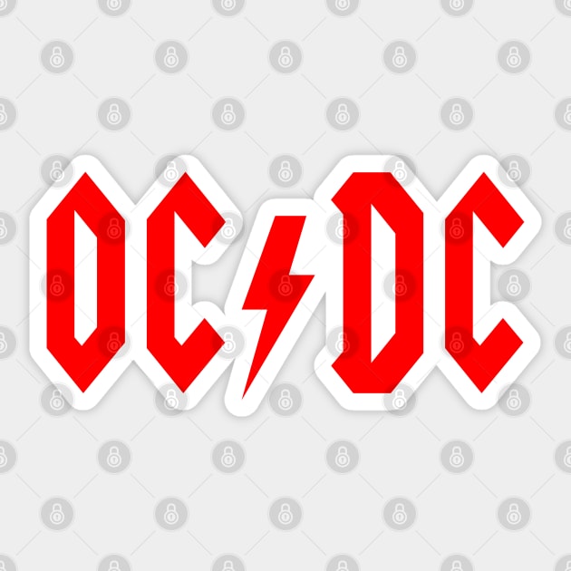 OC DC Sticker by dankdesigns